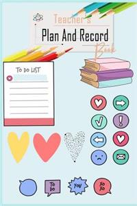 Teacher's Plan and Record Book