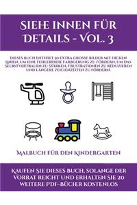 Malbuch für den Kindergarten (Siehe innen für Details - Vol. 3)