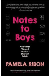 Notes to Boys