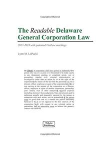 The Readable Delaware General Corporation Law