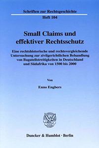 Small Claims Und Effektiver Rechtsschutz