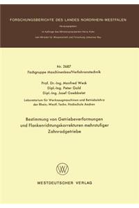 Bestimmung von Getriebeverformungen und Flankenrichtungskorrekturen mehrstufiger Zahnradgetriebe