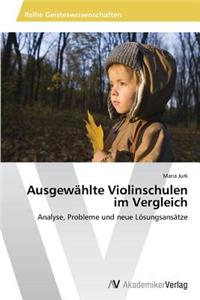 Ausgewählte Violinschulen im Vergleich