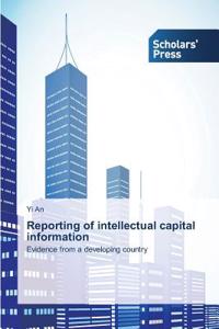 Reporting of intellectual capital information