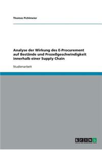 Analyse der Wirkung des E-Procurement auf Bestände und Prozeßgeschwindigkeit innerhalb einer Supply Chain