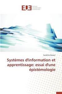 Systèmes d'Information Et Apprentissage