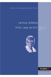 Fritz Lang Im Exil