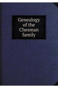 Genealogy of the Chesman family