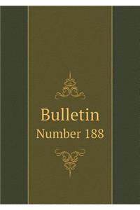 Bulletin Number 188
