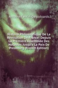 Histoire Philosophique De La Revolution De France: Depuis La Premiere Assemblee Des Notables Jusqu'a La Paix De Presbourg (French Edition)