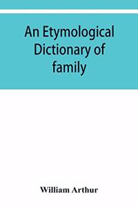 etymological dictionary of family and Christian names