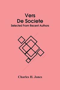 Vers De Societe