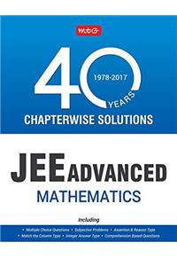 40 Years JEE Advance Chapterwise Solutions  Mathematics