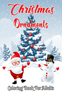 Christmas Ornaments Coloring Book For Adults