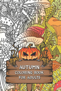 autumn coloring book for adults