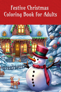 Festive Christmas Coloring Book for Adults