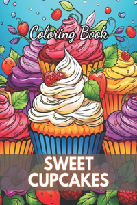 Sweet Cupcakes Coloring Book