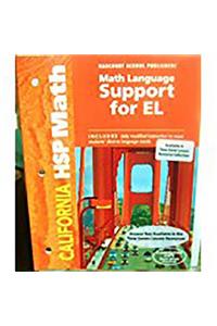 Harcourt School Publishers Math: Math Lang Spprt/El Se 4