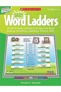 Interactive Whiteboard Activities: Daily Word Ladders Grades 4-6