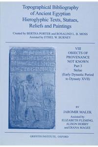 Topographical Bibliography of Ancient Egyptian Hieroglyphic Texts, Statues, Reliefs and Paintings. Volume VIII