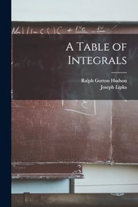 Table of Integrals