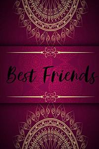 Best Friends: Freundebuch für beste Freunde / 120 linierte Seiten / DIN A5