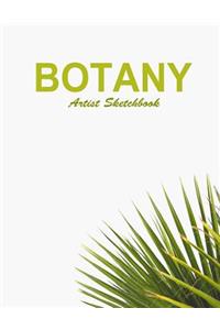 Botany artist sketchbook