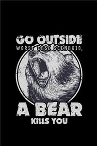 GO outside worst case scenario, A bear kills you