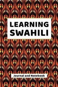 Learning Swahili Journal and Notebook