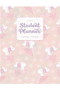 Dated Student Planner July 2019 - June 2020