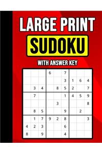 Large Print Sudoku: Puzzle Books For Kids And Adults With Answers, Gifts For Sudoku Lovers (8,5 x 11)