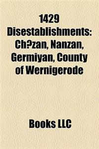 1429 Disestablishments