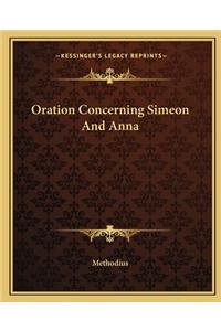 Oration Concerning Simeon And Anna