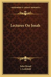 Lectures on Jonah