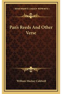 Pan's Reeds and Other Verse