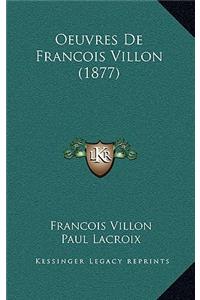 Oeuvres De Francois Villon (1877)