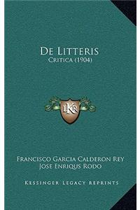 De Litteris