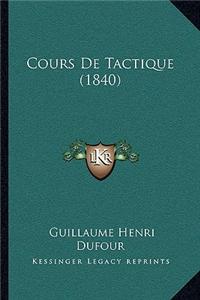 Cours De Tactique (1840)