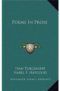 Poems In Prose