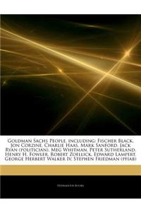 Articles on Goldman Sachs People, Including
