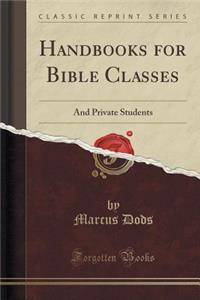 Handbooks for Bible Classes