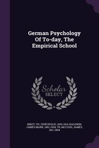 German Psychology Of To-day, The Empirical School