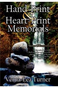Hand-Print And Heart-Print Memorials
