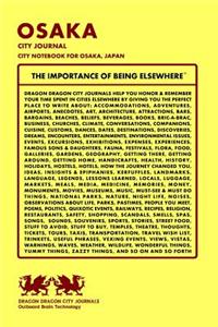 Osaka City Journal, City Notebook for Osaka, Japan