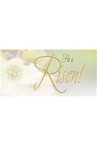 Risen Easter Dogwood Offering Envelope (Pkg of 50)