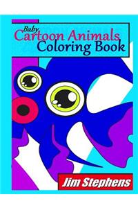 Baby Cartoon Animals Coloring Book