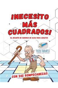 ¡Necesito más cuadrados! El desafío de sudokus de 16x16 para adultos Con 242 rompecabezas