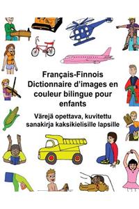 Français-Finnois Dictionnaire d'images en couleur bilingue pour enfants Värejä opettava, kuvitettu sanakirja kaksikielisille lapsille