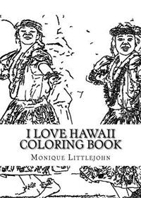 I Love Hawaii Coloring Book
