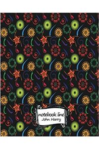 Lined Design Journal / Notebook / Diary: Notebook / Journal / Diary: 2